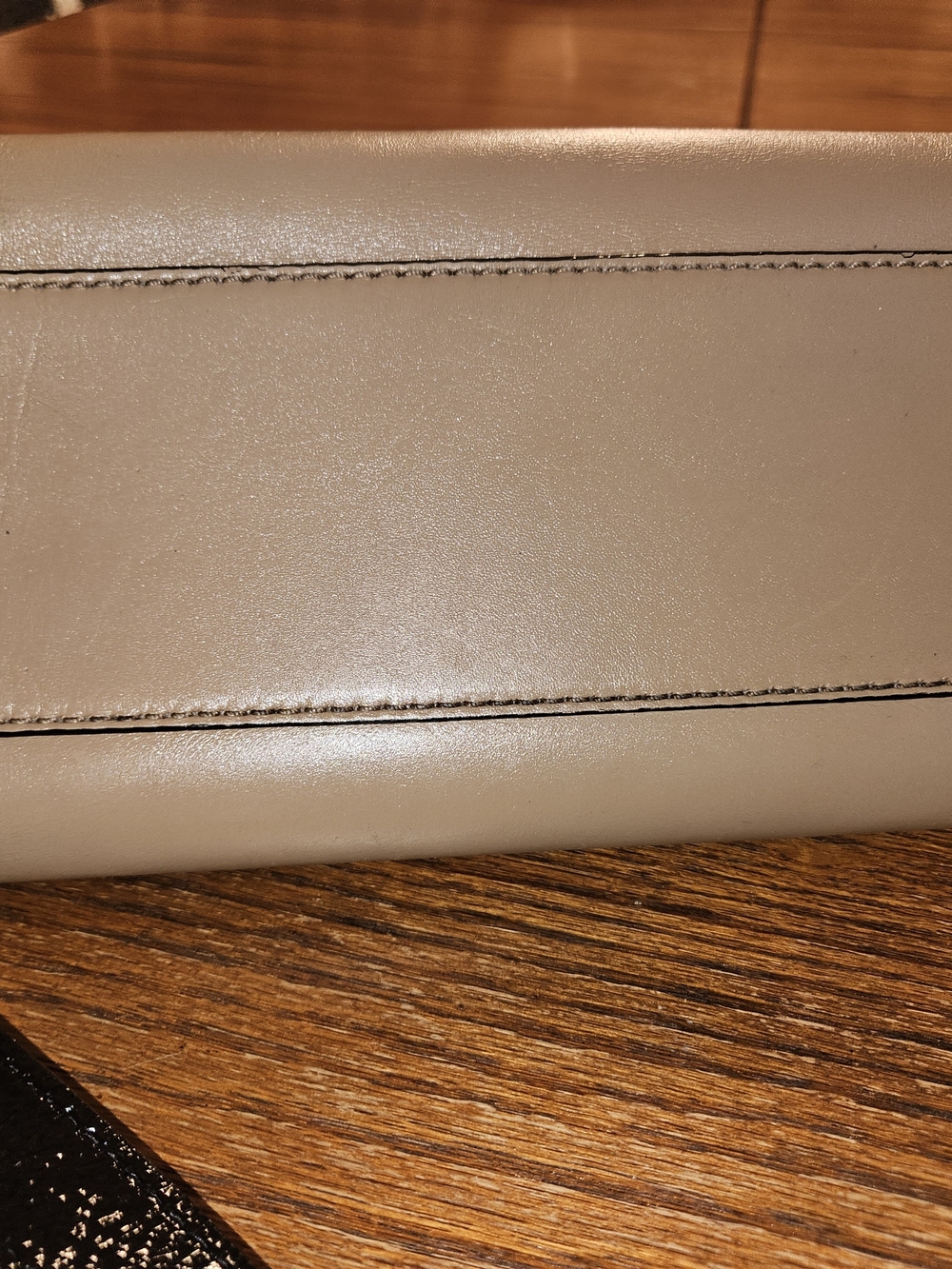 kate spade Two-Tone Black Patent and Beige Satchel - Picture 10 of 16